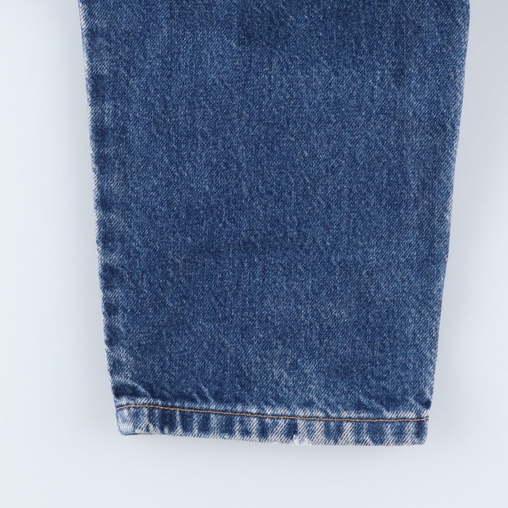 00'S Levi's 550 Relaxed Fit Tapered Leg Tapered Denim Pants Women's XL (w31) cotton blue type Vintage Second Hand