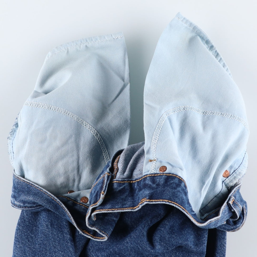 00'S Levi's 550 Relaxed Fit Tapered Leg Tapered Denim Pants Women's XL (w31) cotton blue type Vintage Second Hand