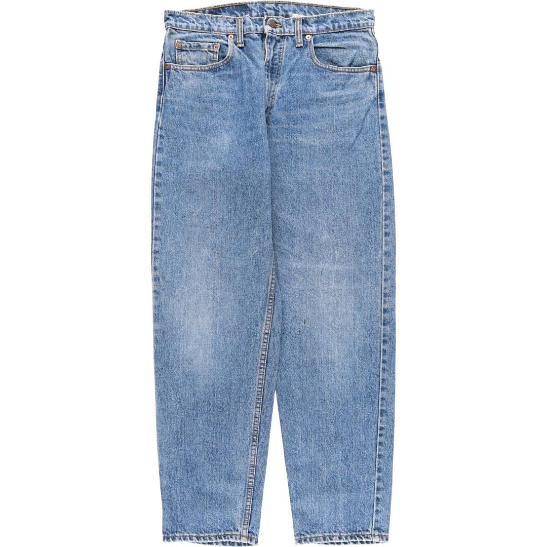 2000'S Levi's 550-4891 Tapered Denim Pants, Made in Canada, Men's Size W32 cotton Blue type light blue Vintage Second Hand