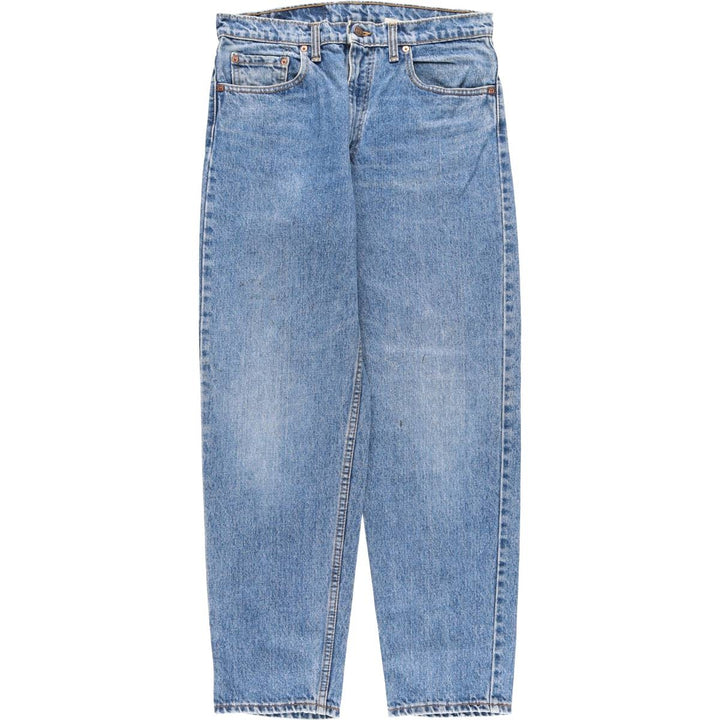 2000'S Levi's 550-4891 Tapered Denim Pants, Made in Canada, Men's Size W32 cotton Blue type light blue Vintage Second Hand