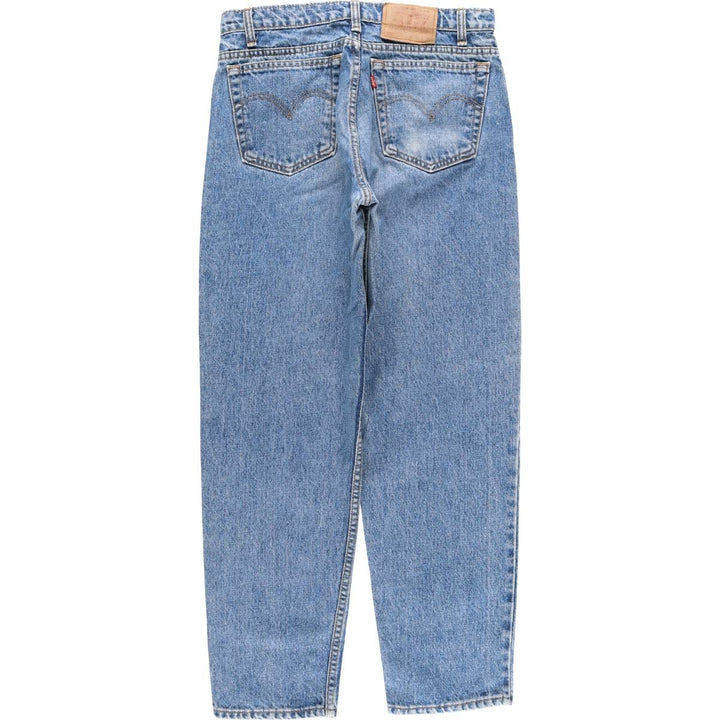 2000'S Levi's 550-4891 Tapered Denim Pants, Made in Canada, Men's Size W32 cotton Blue type light blue Vintage Second Hand