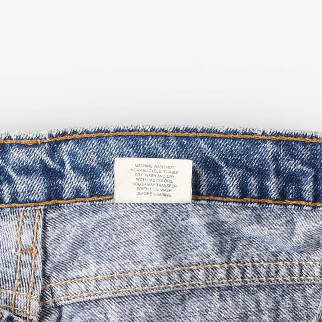2000'S Levi's 550-4891 Tapered Denim Pants, Made in Canada, Men's Size W32 cotton Blue type light blue Vintage Second Hand