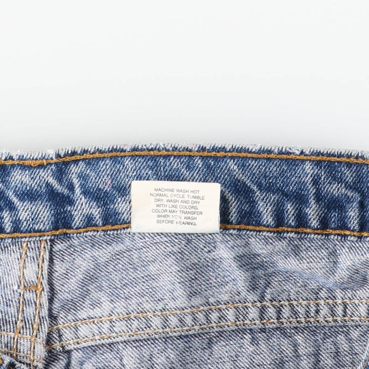 2000'S Levi's 550-4891 Tapered Denim Pants, Made in Canada, Men's Size W32 cotton Blue type light blue Vintage Second Hand