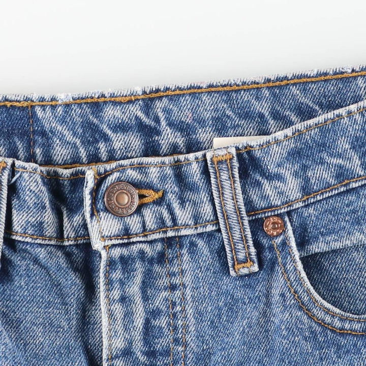 2000'S Levi's 550-4891 Tapered Denim Pants, Made in Canada, Men's Size W32 cotton Blue type light blue Vintage Second Hand
