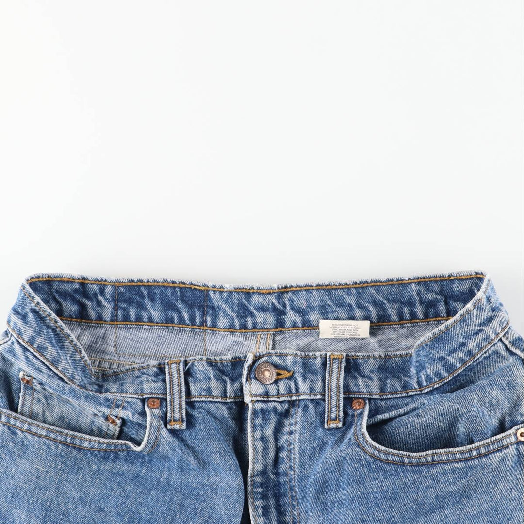 2000'S Levi's 550-4891 Tapered Denim Pants, Made in Canada, Men's Size W32 cotton Blue type light blue Vintage Second Hand