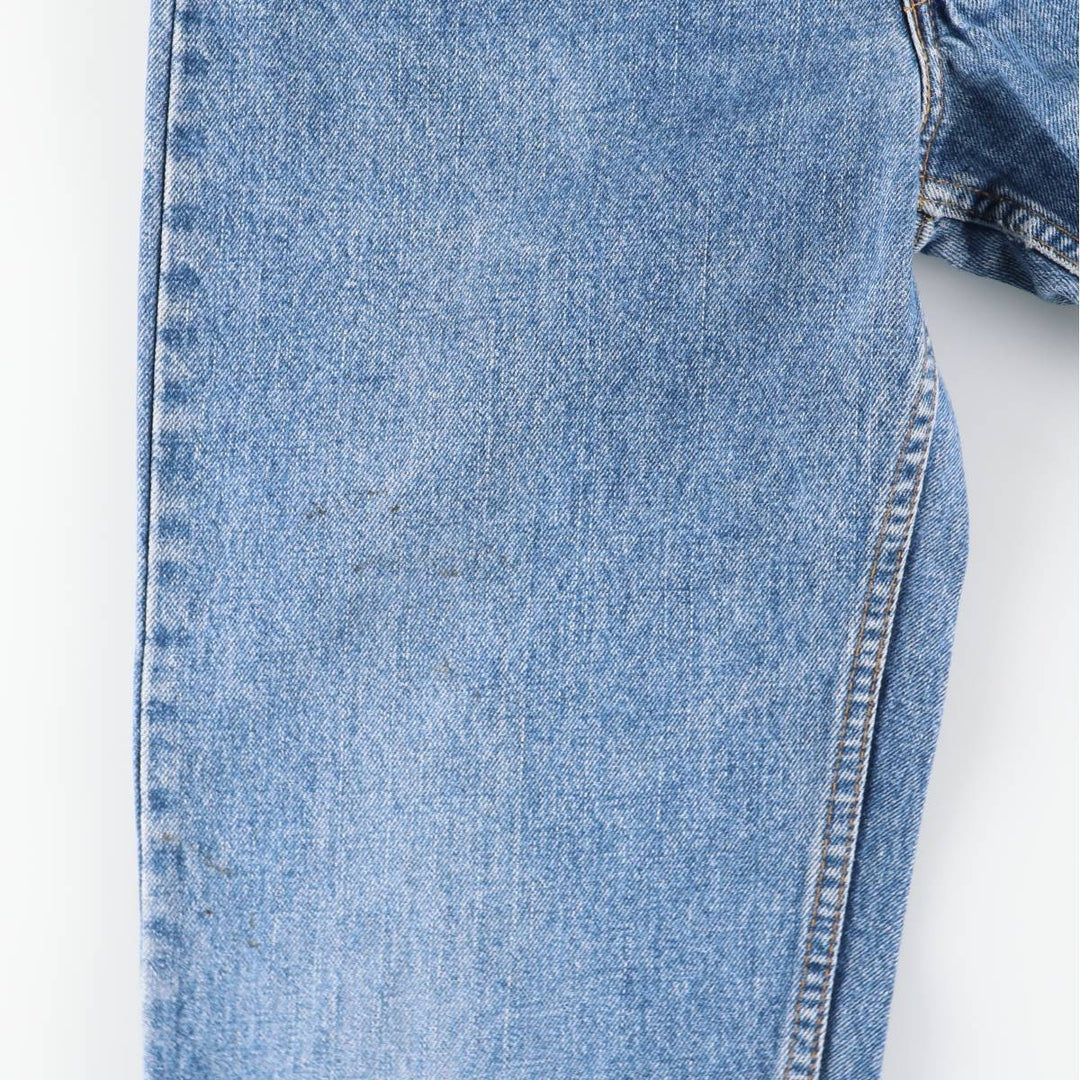 2000'S Levi's 550-4891 Tapered Denim Pants, Made in Canada, Men's Size W32 cotton Blue type light blue Vintage Second Hand