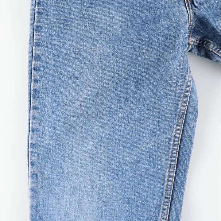 2000'S Levi's 550-4891 Tapered Denim Pants, Made in Canada, Men's Size W32 cotton Blue type light blue Vintage Second Hand