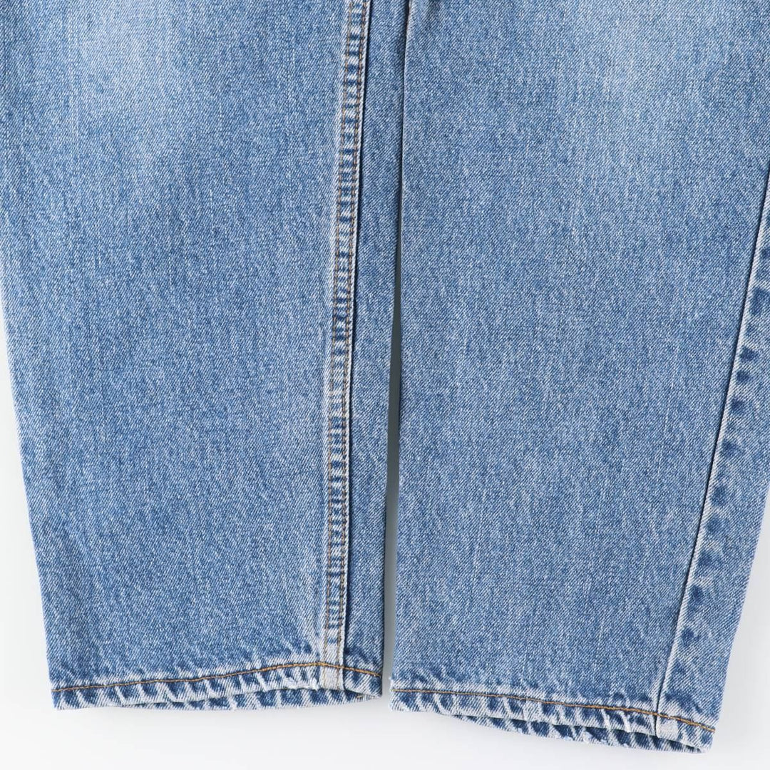 2000'S Levi's 550-4891 Tapered Denim Pants, Made in Canada, Men's Size W32 cotton Blue type light blue Vintage Second Hand