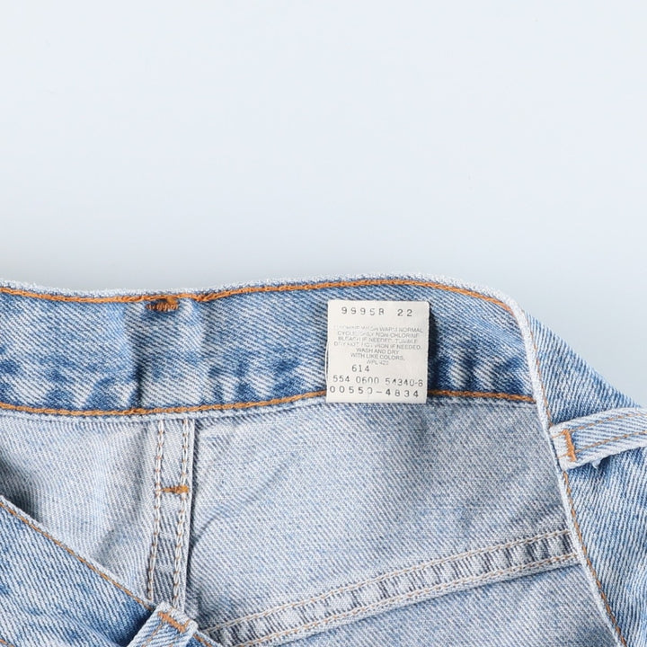 2000'S Levi's 00550-4834 Relaxed Fit Tapered Denim Pants, Made in USA, Sizes W32L32 (Men's Size 32) cotton blue type Vintage Second Hand