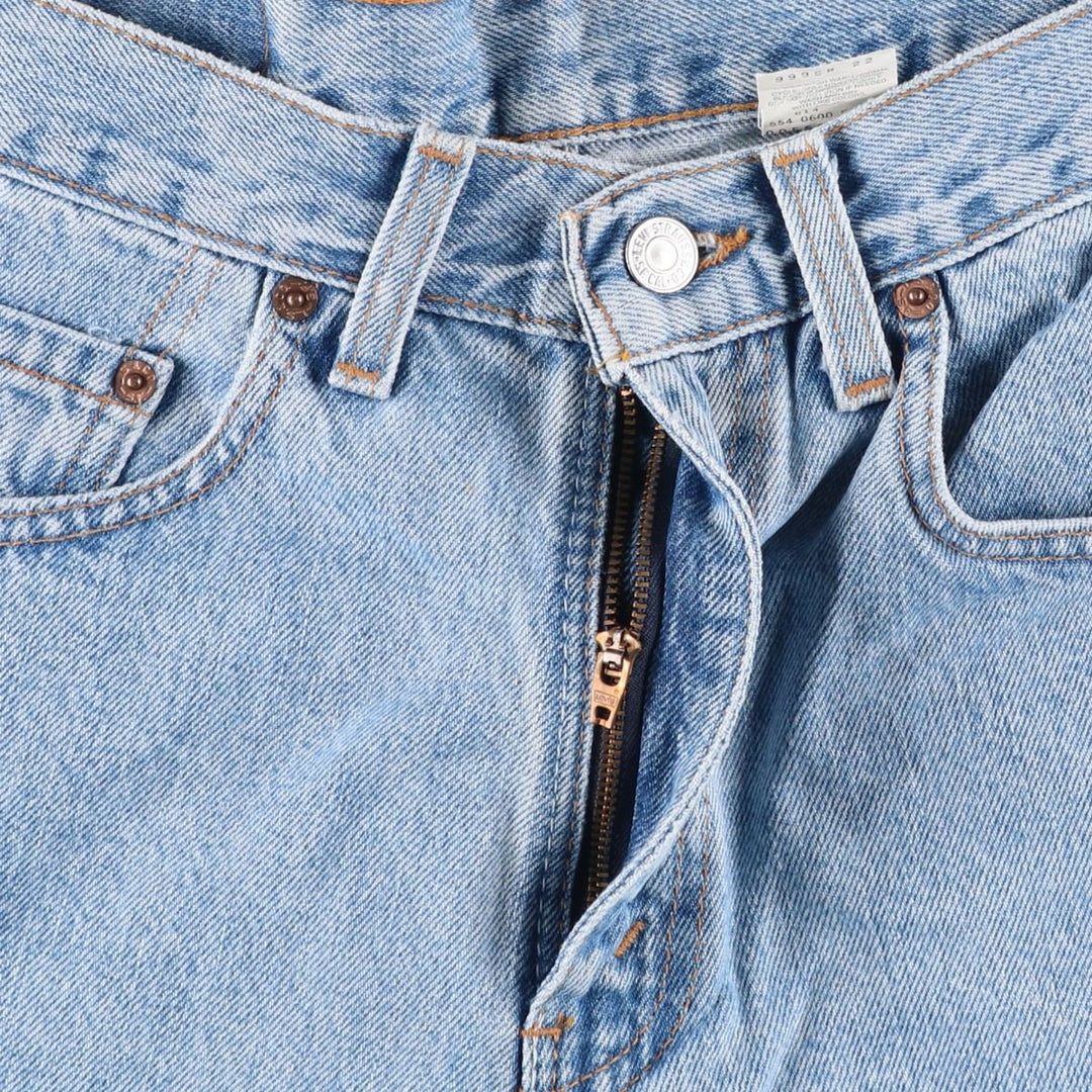 2000'S Levi's 00550-4834 Relaxed Fit Tapered Denim Pants, Made in USA, Sizes W32L32 (Men's Size 32) cotton blue type Vintage Second Hand