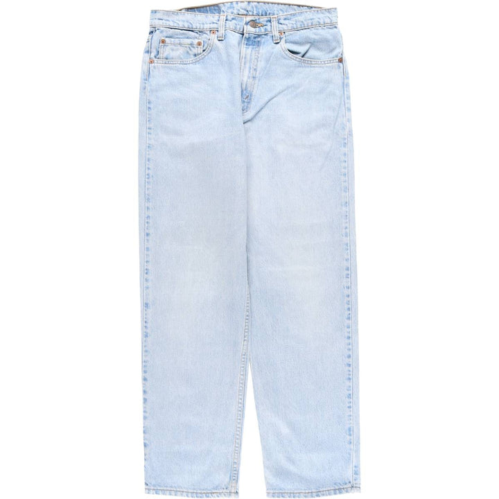 90'S Levi's 550 Relaxed Fit Tapered Denim Pants Made in USA Men's W32 Vintage cotton Blue type light blue Vintage Second Hand