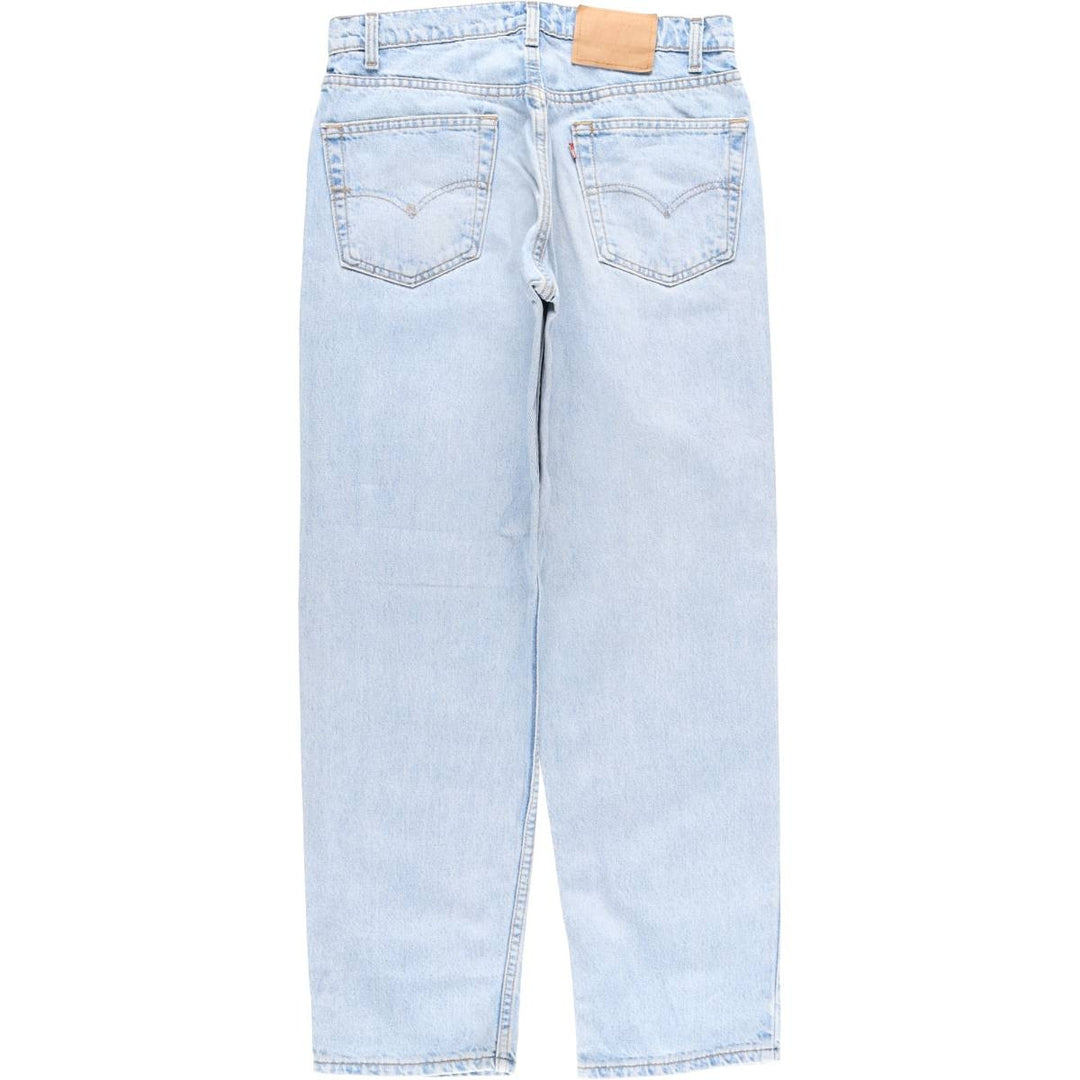 90'S Levi's 550 Relaxed Fit Tapered Denim Pants Made in USA Men's W32 Vintage cotton Blue type light blue Vintage Second Hand