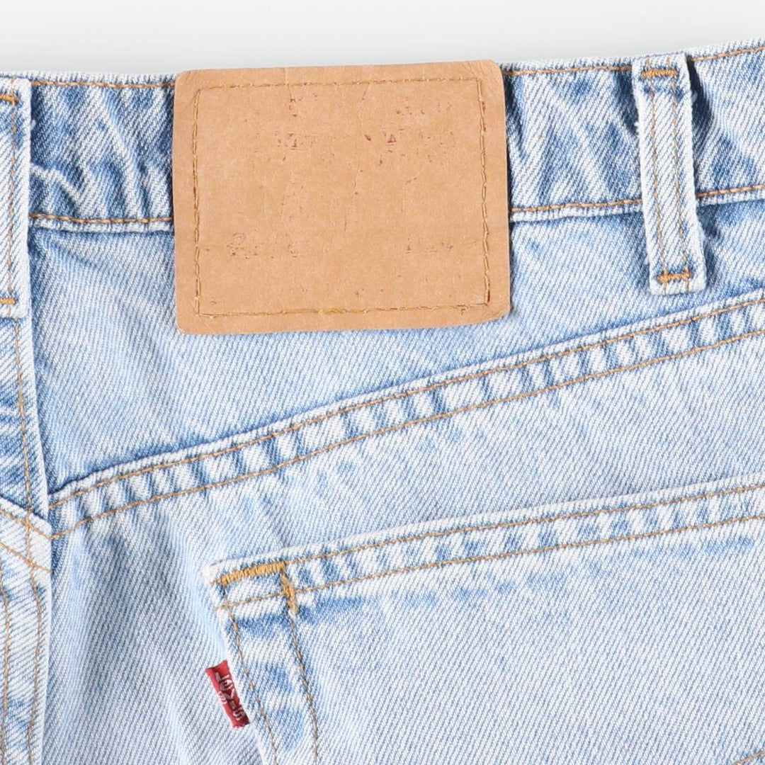 90'S Levi's 550 Relaxed Fit Tapered Denim Pants Made in USA Men's W32 Vintage cotton Blue type light blue Vintage Second Hand