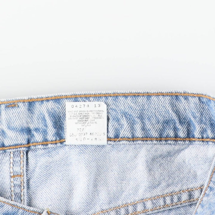 90'S Levi's 550 Relaxed Fit Tapered Denim Pants Made in USA Men's W32 Vintage cotton Blue type light blue Vintage Second Hand