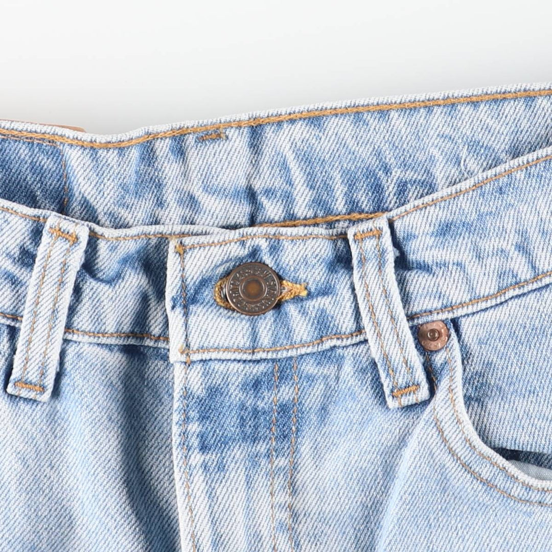 90'S Levi's 550 Relaxed Fit Tapered Denim Pants Made in USA Men's W32 Vintage cotton Blue type light blue Vintage Second Hand