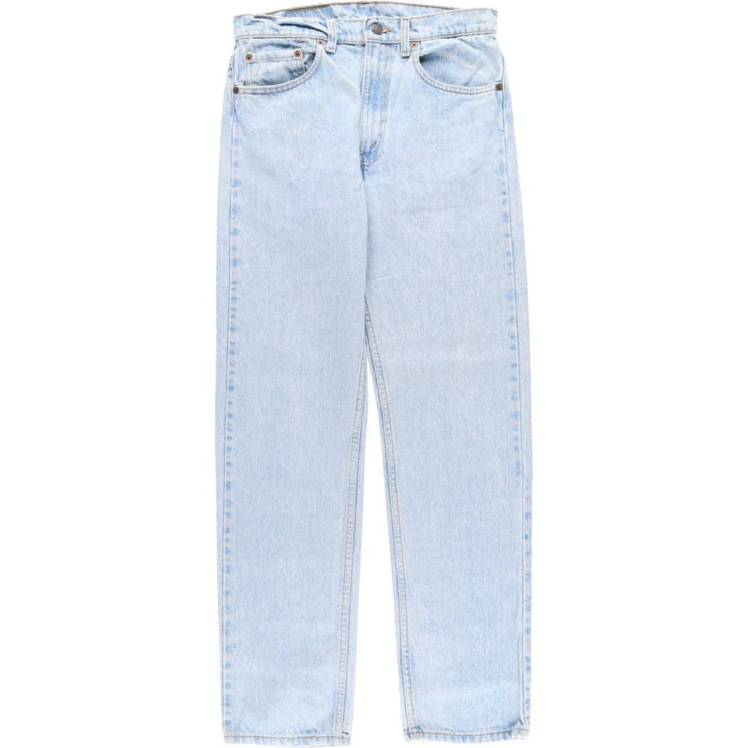 90'S Levi's 505-4834 Regular Fit Straight Leg Tapered Denim Pants, Made in USA, Men's Size 30, Vintage cotton blue type Vintage Second Hand