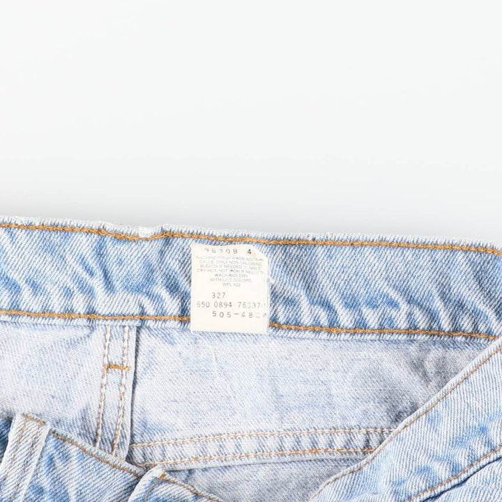 90'S Levi's 505-4834 Regular Fit Straight Leg Tapered Denim Pants, Made in USA, Men's Size 30, Vintage cotton blue type Vintage Second Hand