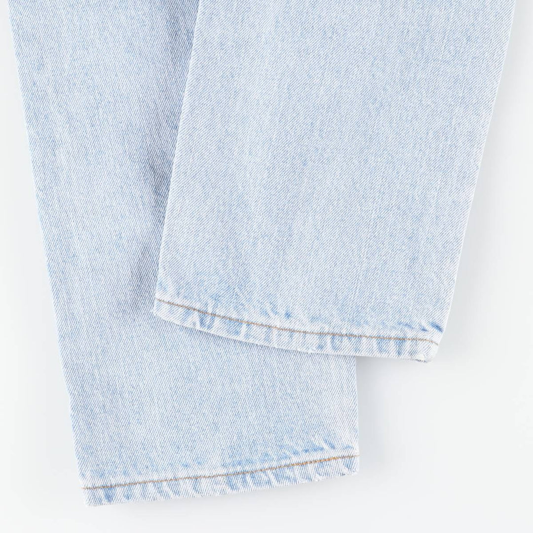 90'S Levi's 505-4834 Regular Fit Straight Leg Tapered Denim Pants, Made in USA, Men's Size 30, Vintage cotton blue type Vintage Second Hand