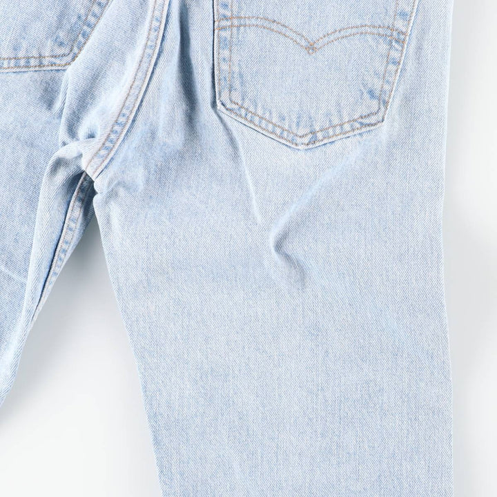 90'S Levi's 505-4834 Regular Fit Straight Leg Tapered Denim Pants, Made in USA, Men's Size 30, Vintage cotton blue type Vintage Second Hand