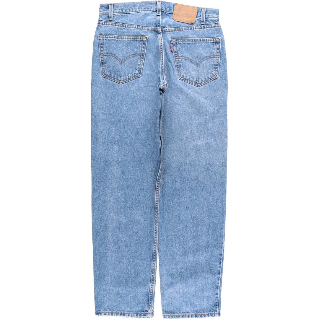 00'S Levi's 550 Relaxed Fit Tapered Denim Pants Men's W33 cotton blue type Vintage Second Hand