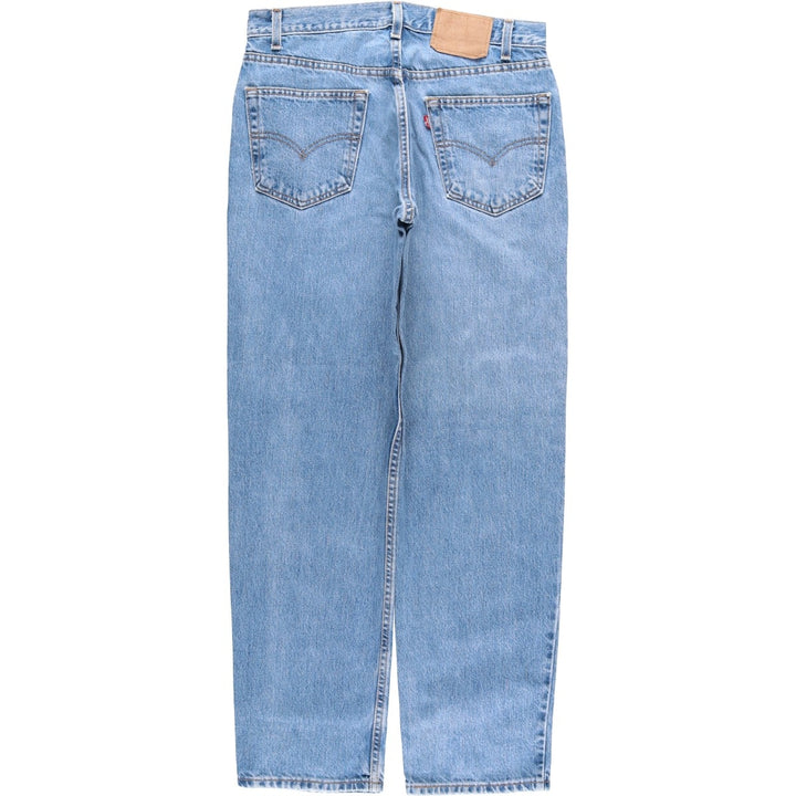 00'S Levi's 550 Relaxed Fit Tapered Denim Pants Men's W33 cotton blue type Vintage Second Hand