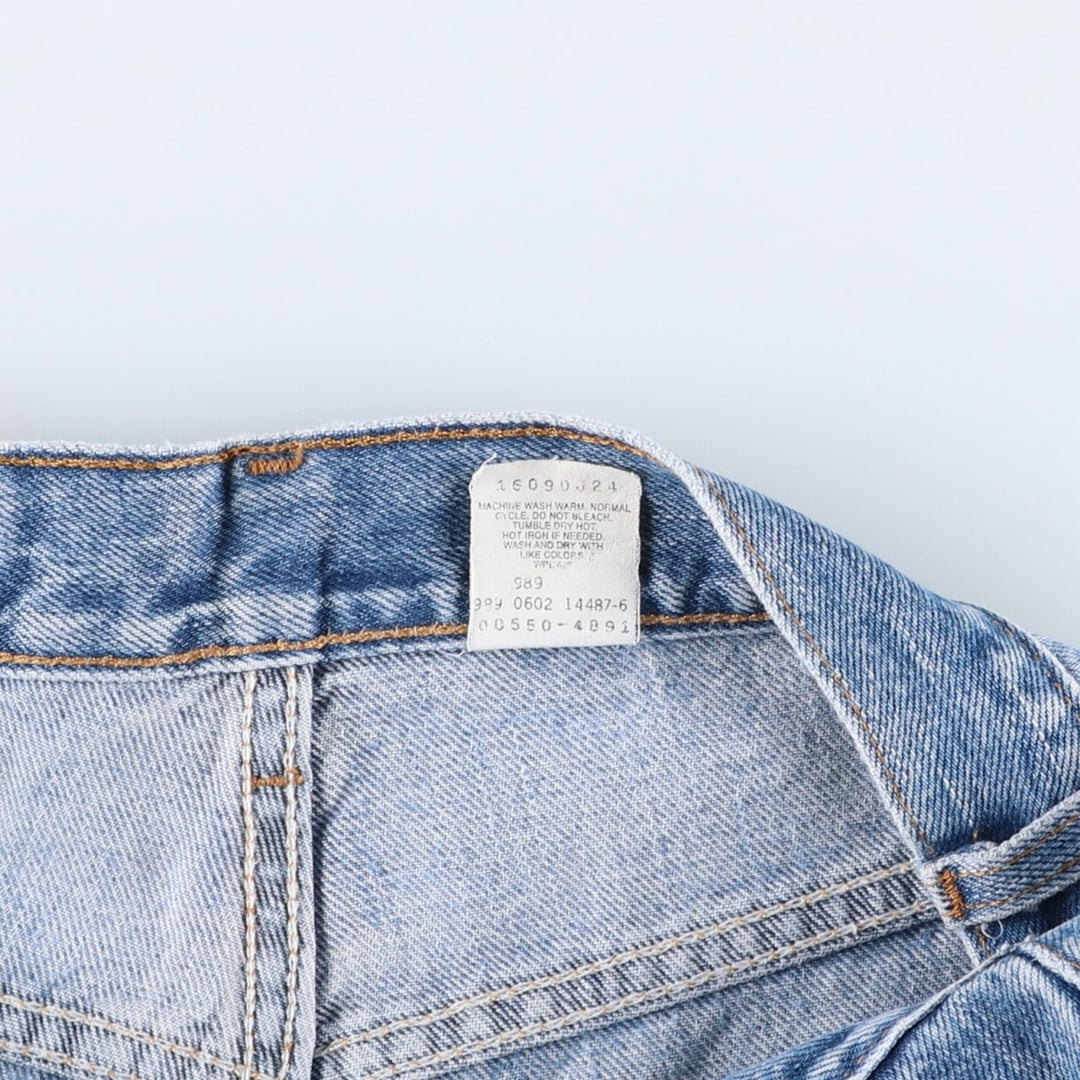 00'S Levi's 550 Relaxed Fit Tapered Denim Pants Men's W33 cotton blue type Vintage Second Hand