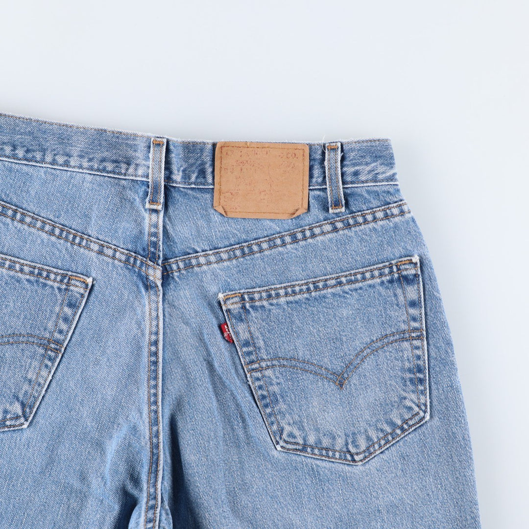 00'S Levi's 550 Relaxed Fit Tapered Denim Pants Men's W33 cotton blue type Vintage Second Hand