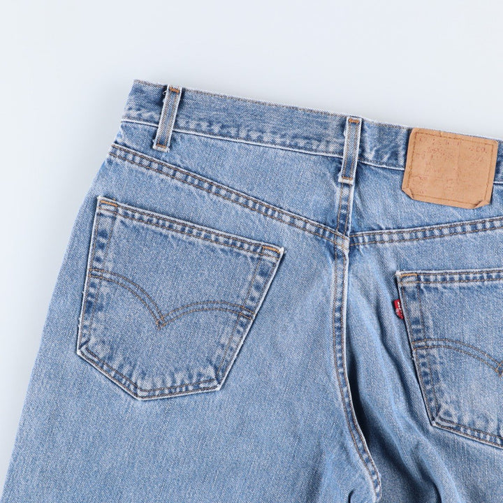 00'S Levi's 550 Relaxed Fit Tapered Denim Pants Men's W33 cotton blue type Vintage Second Hand