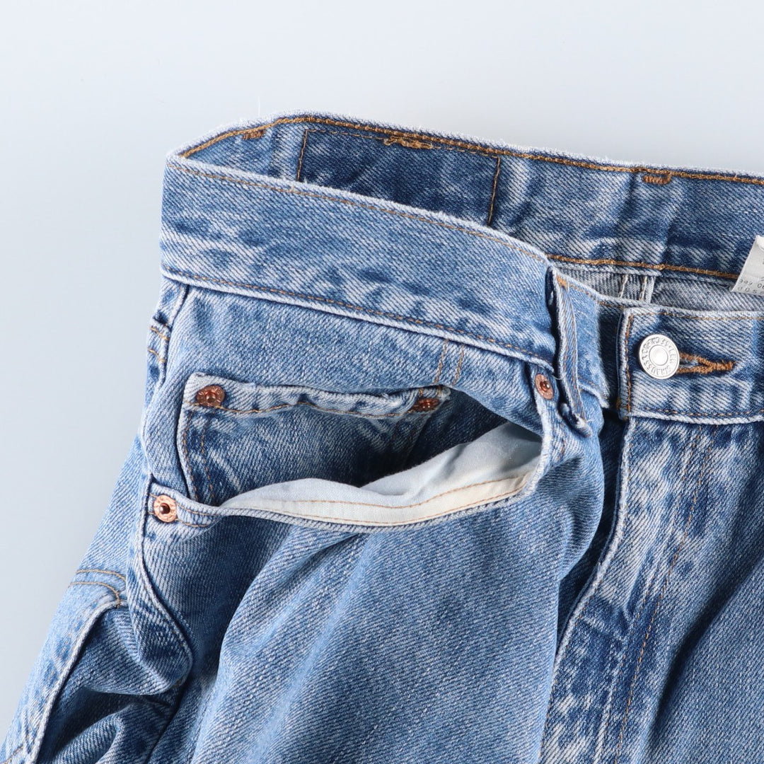 00'S Levi's 550 Relaxed Fit Tapered Denim Pants Men's W33 cotton blue type Vintage Second Hand