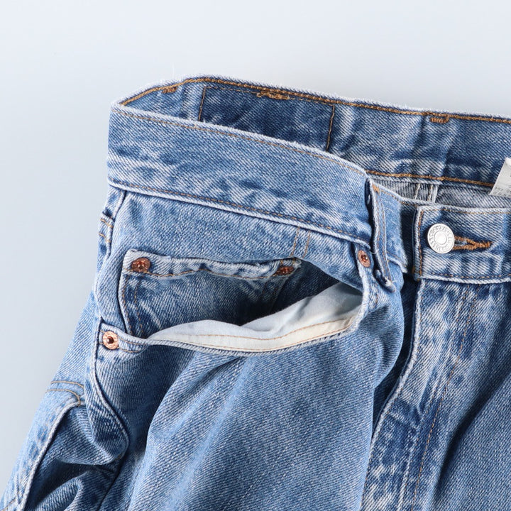 00'S Levi's 550 Relaxed Fit Tapered Denim Pants Men's W33 cotton blue type Vintage Second Hand