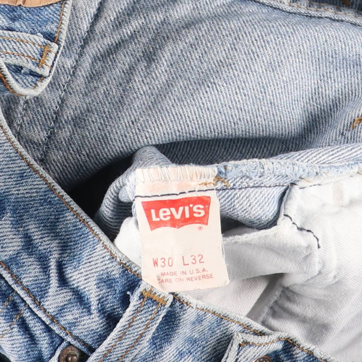 90s-00'S Vintage Levi's 505-0213 Tapered Denim Pants, Made in USA, Men's Size W29 cotton blue type Vintage Second Hand
