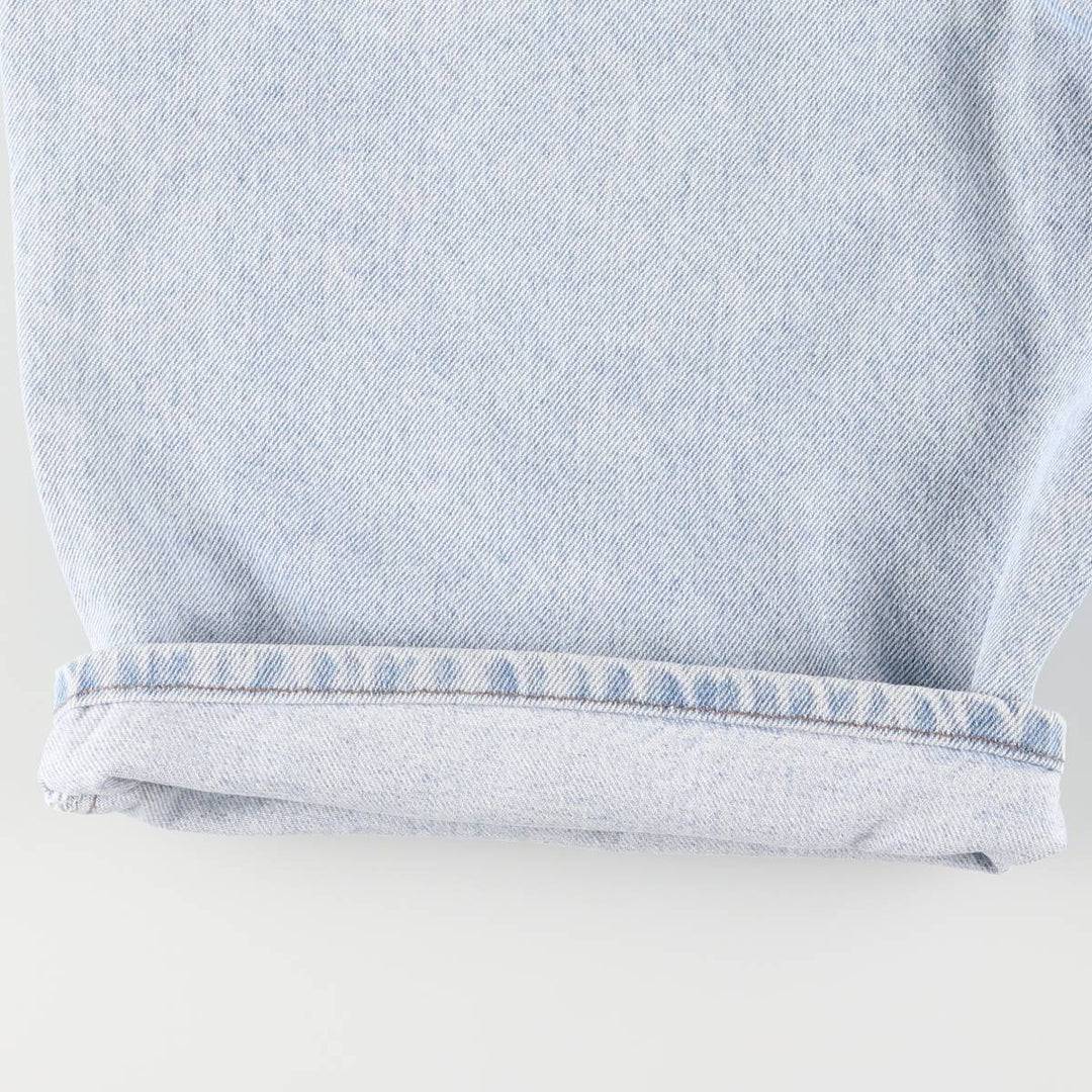 90'S Levi's Silver Tab Loose Denim Shorts, Half Pants, Made in USA, Men's, Size W33, Vintage cotton Blue type light blue Vintage Second Hand