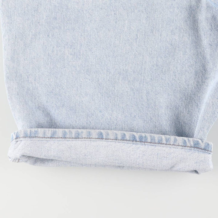90'S Levi's Silver Tab Loose Denim Shorts, Half Pants, Made in USA, Men's, Size W33, Vintage cotton Blue type light blue Vintage Second Hand