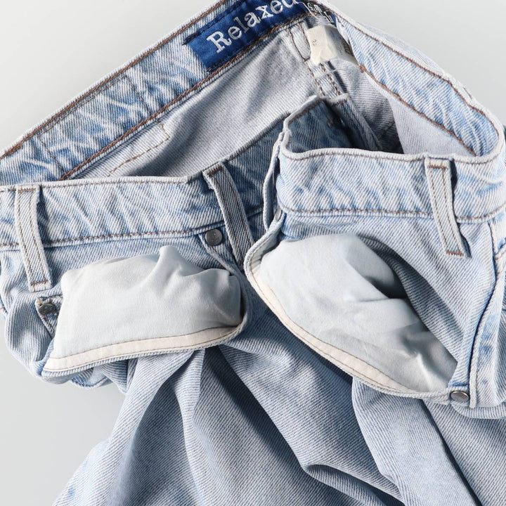 90'S Levi's Silver Tab Relaxed Denim Shorts, Men's, Size 34, Vintage cotton Blue type light blue Vintage Second Hand