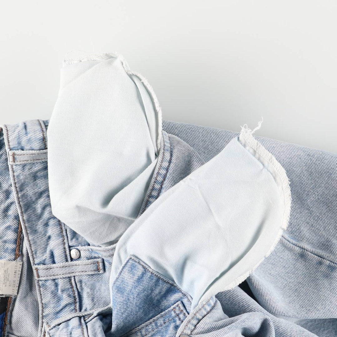 90'S Levi's Silver Tab Relaxed Denim Shorts, Men's, Size 34, Vintage cotton Blue type light blue Vintage Second Hand