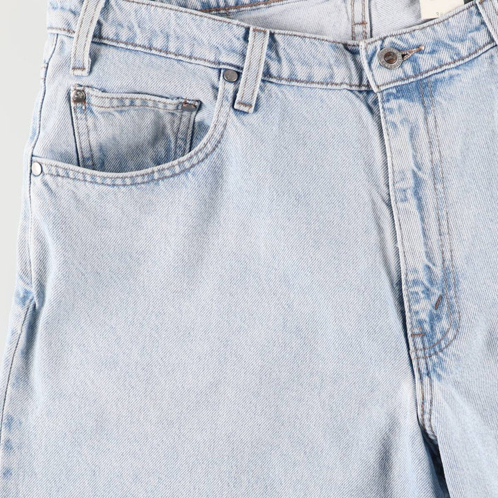90'S Levi's Silver Tab Relaxed Denim Shorts, Men's, Size 34, Vintage cotton Blue type light blue Vintage Second Hand