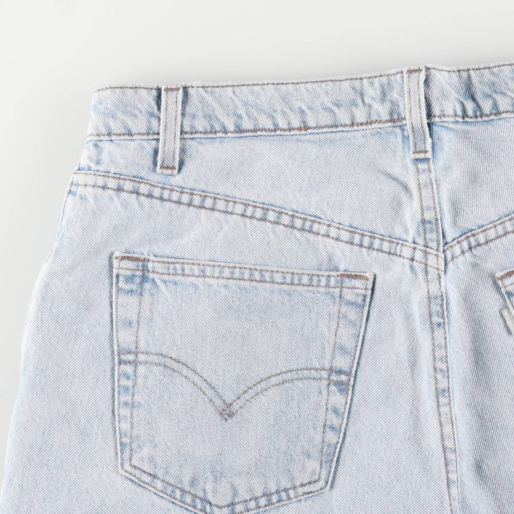 90'S Levi's Silver Tab Relaxed Denim Shorts, Men's, Size 34, Vintage cotton Blue type light blue Vintage Second Hand