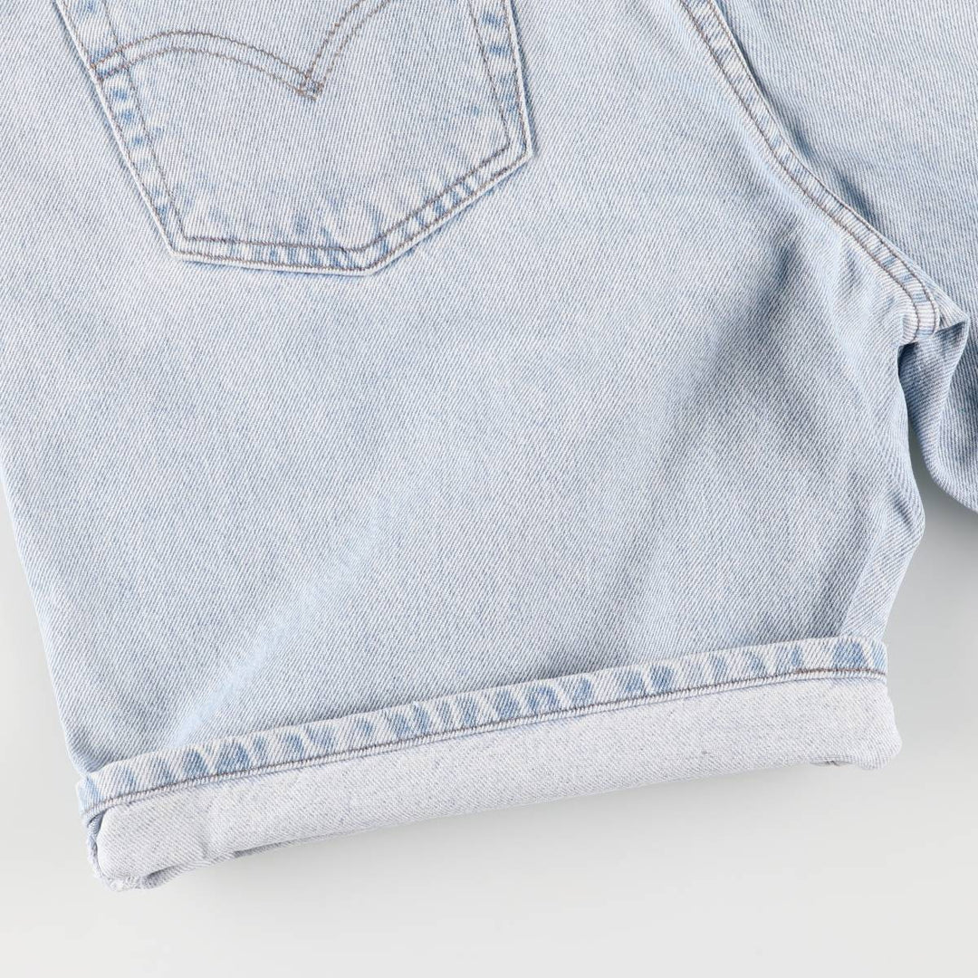 90'S Levi's Silver Tab Relaxed Denim Shorts, Men's, Size 34, Vintage cotton Blue type light blue Vintage Second Hand