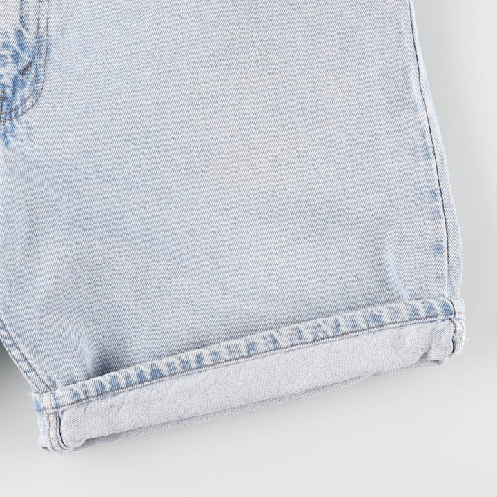 90'S Levi's Silver Tab Relaxed Denim Shorts, Men's, Size 34, Vintage cotton Blue type light blue Vintage Second Hand