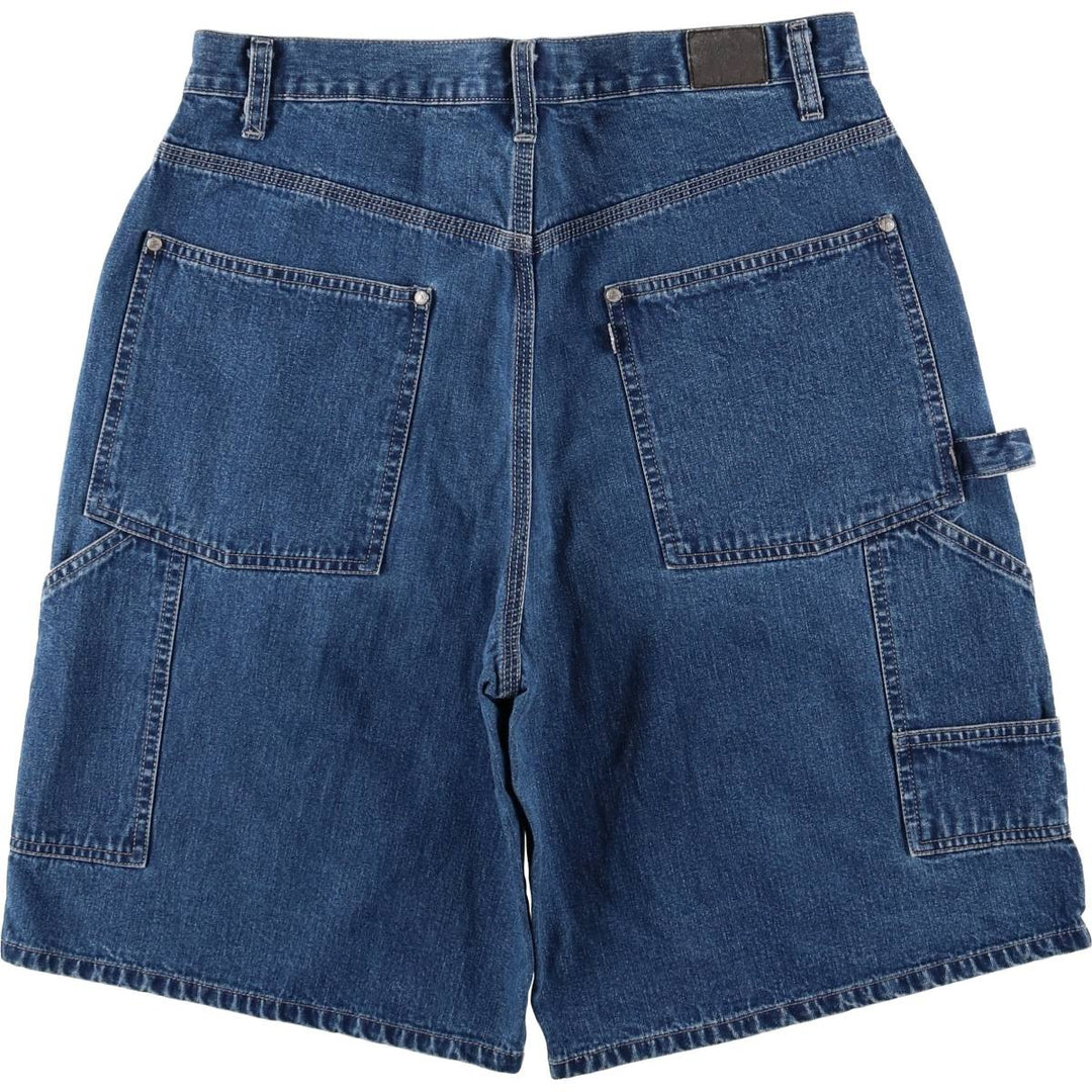 90'S Levi's Silver Tab Denim Painter Shorts, Men's, Size W34, Vintage cotton blue type Vintage Second Hand