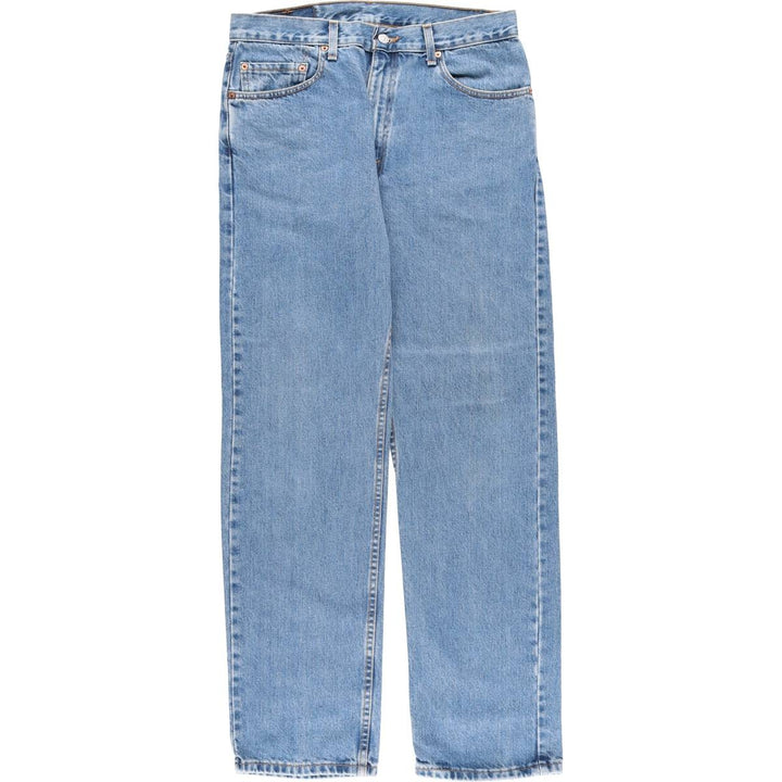 2000'S Levi's 505-4891 Regular Fit Straight Leg Tapered Denim Pants, Made in USA, Men's Size W33 cotton blue type Vintage Second Hand
