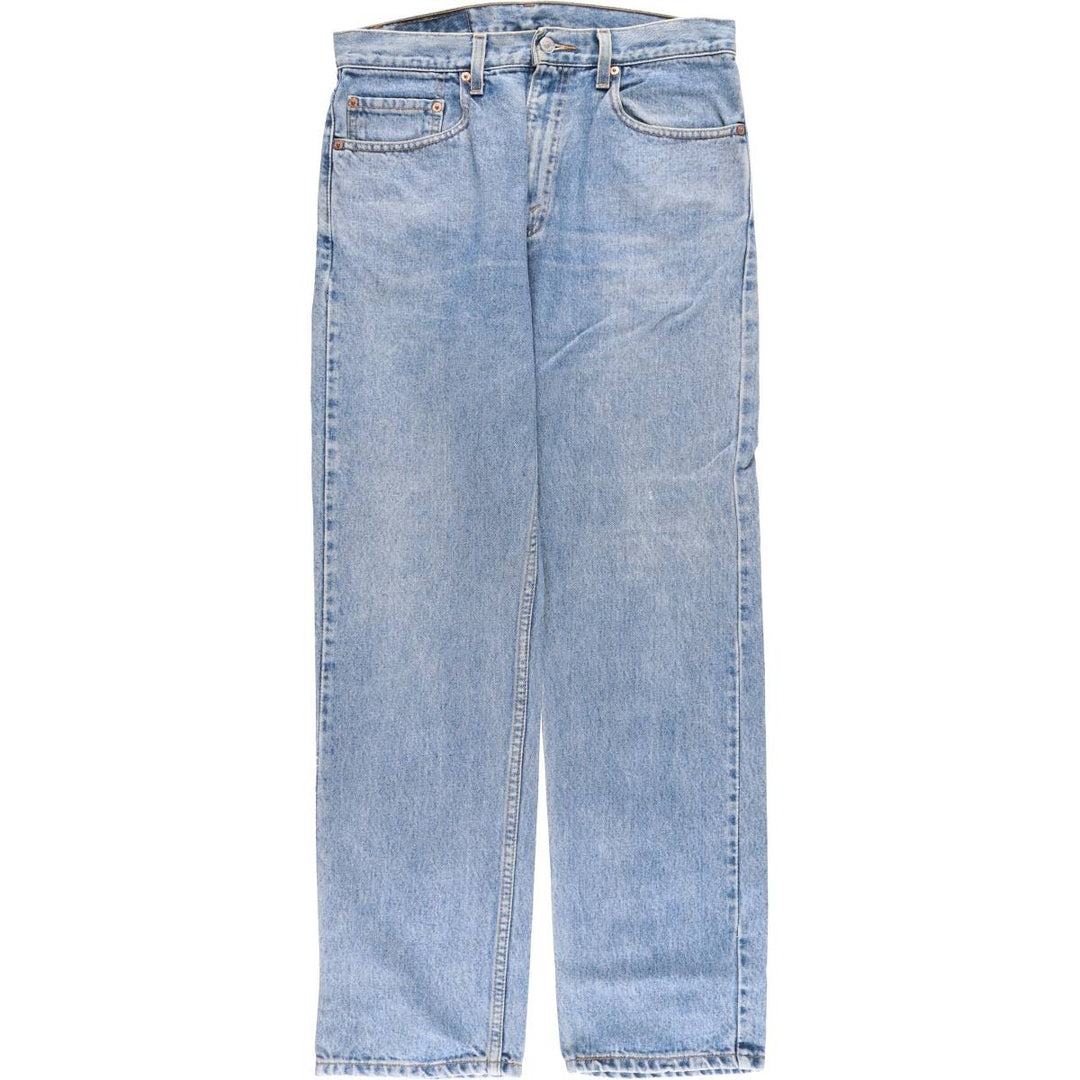 90'S Levi's 00505-4891 Regular Fit Straight Leg Tapered Denim Pants, Men's, Size W32 (Vintage) cotton blue type Vintage Second Hand