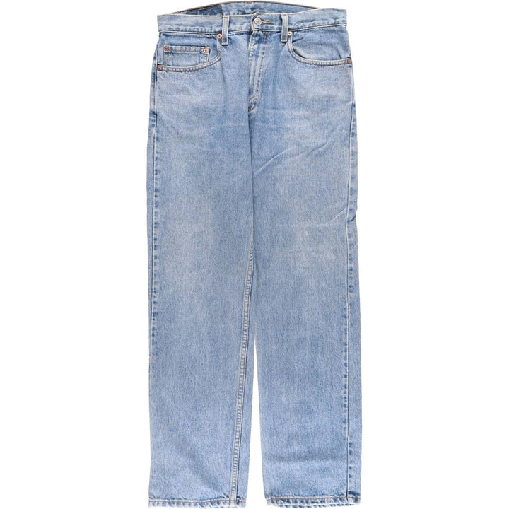 90'S Levi's 00505-4891 Regular Fit Straight Leg Tapered Denim Pants, Men's, Size W32 (Vintage) cotton blue type Vintage Second Hand