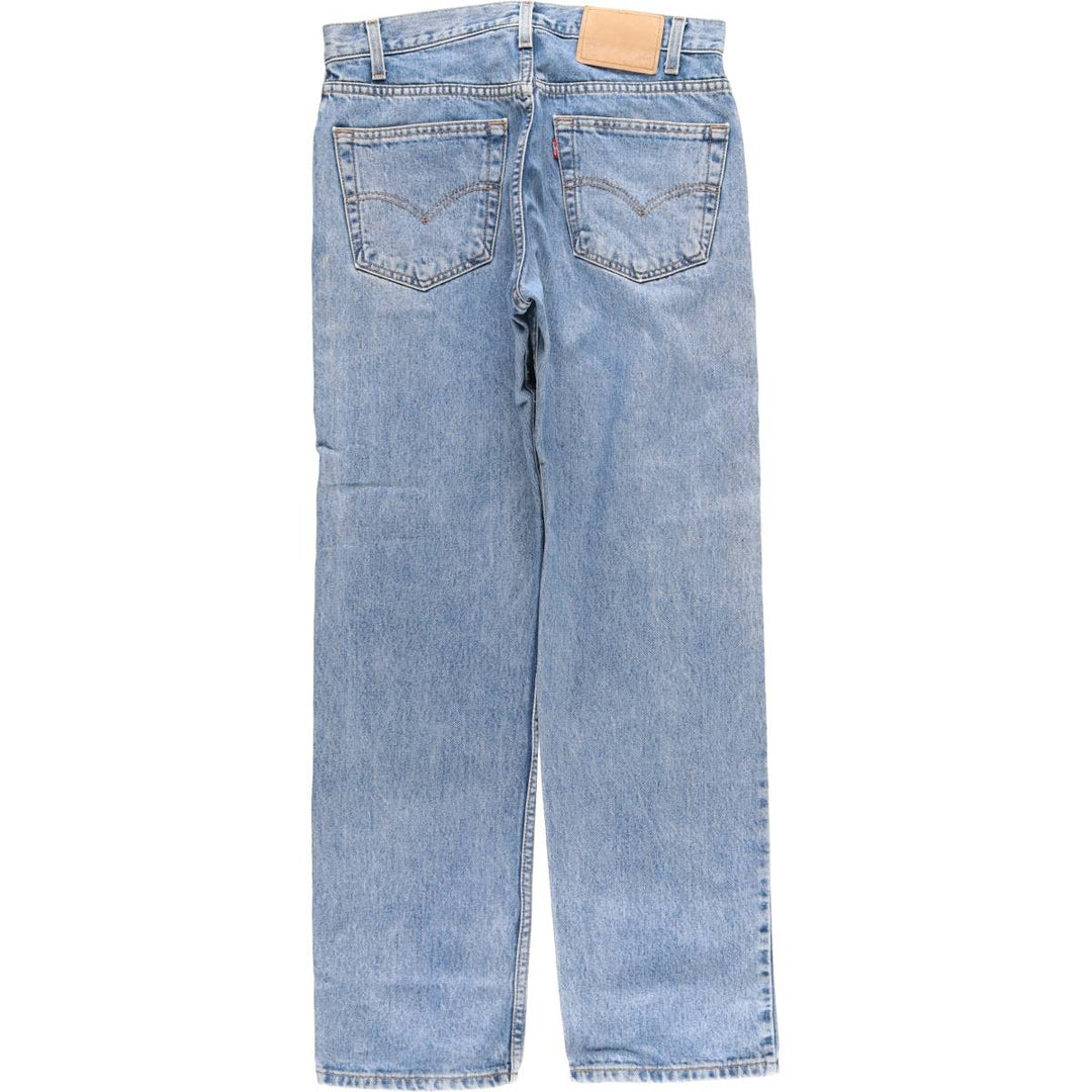 90'S Levi's 00505-4891 Regular Fit Straight Leg Tapered Denim Pants, Men's, Size W32 (Vintage) cotton blue type Vintage Second Hand