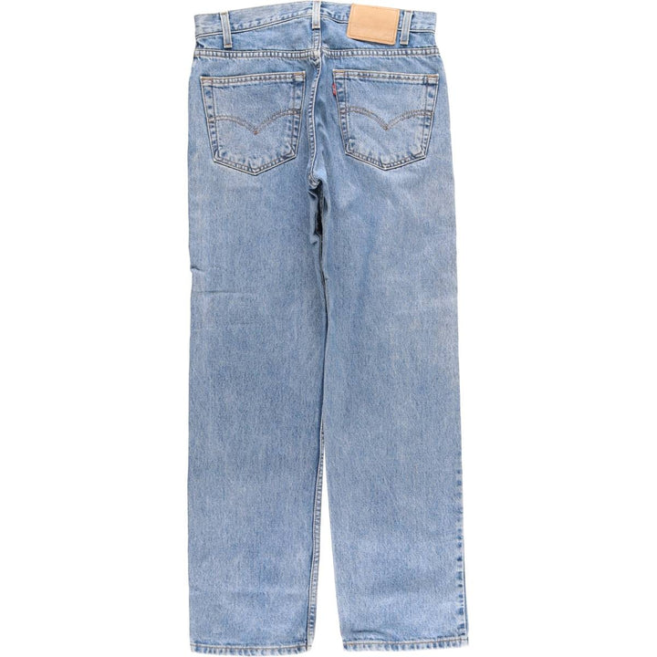 90'S Levi's 00505-4891 Regular Fit Straight Leg Tapered Denim Pants, Men's, Size W32 (Vintage) cotton blue type Vintage Second Hand