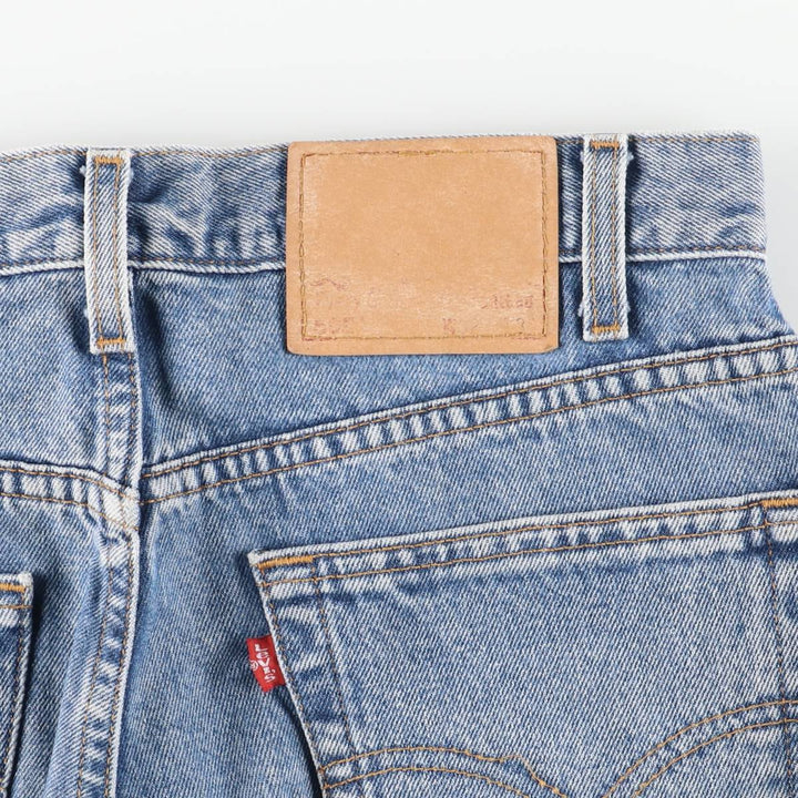 90'S Levi's 00505-4891 Regular Fit Straight Leg Tapered Denim Pants, Men's, Size W32 (Vintage) cotton blue type Vintage Second Hand