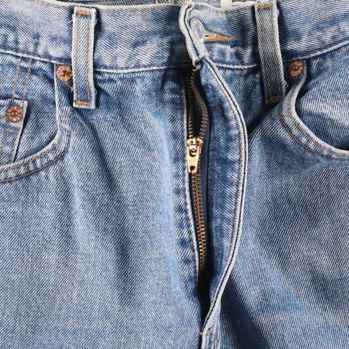 90'S Levi's 00505-4891 Regular Fit Straight Leg Tapered Denim Pants, Men's, Size W32 (Vintage) cotton blue type Vintage Second Hand