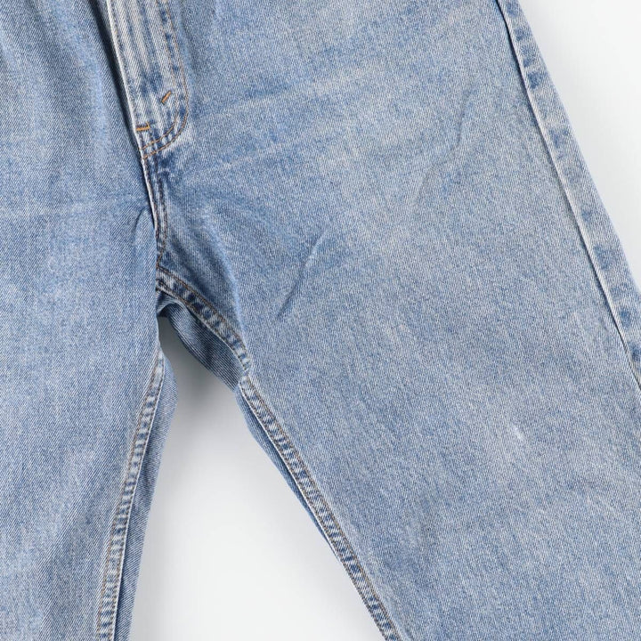 90'S Levi's 00505-4891 Regular Fit Straight Leg Tapered Denim Pants, Men's, Size W32 (Vintage) cotton blue type Vintage Second Hand