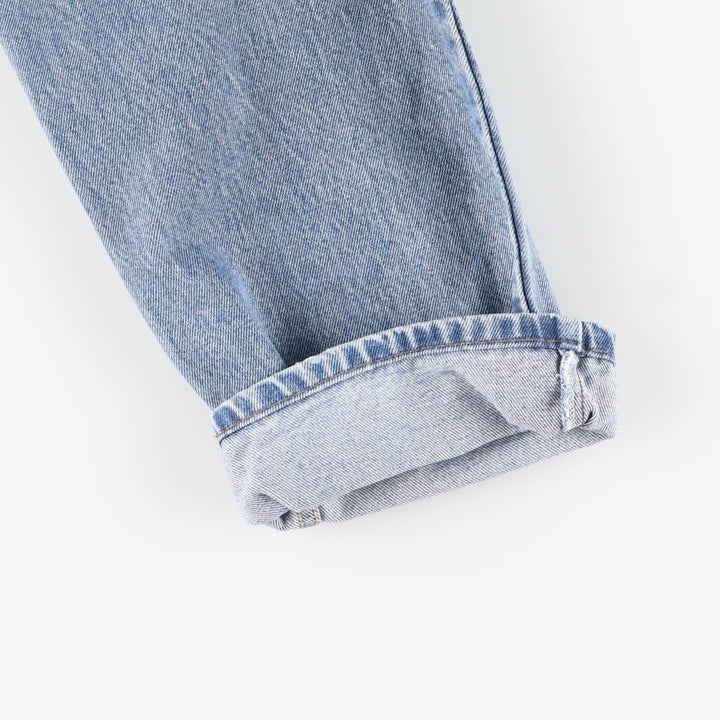 90'S Levi's 00505-4891 Regular Fit Straight Leg Tapered Denim Pants, Men's, Size W32 (Vintage) cotton blue type Vintage Second Hand