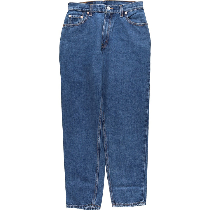 90'S Levi's 15551-4837 Relaxed Fit Tapered Leg Denim Pants, Made in USA, Women's Size L (W29) cotton blue type Vintage Second Hand